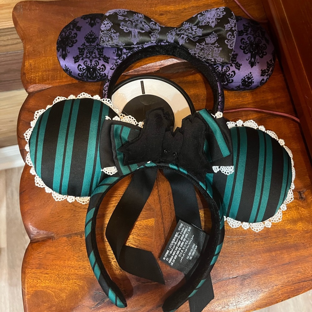 Pair of 2 Disney Store ears HAUNTED MANSION. Purchased Oct 2025